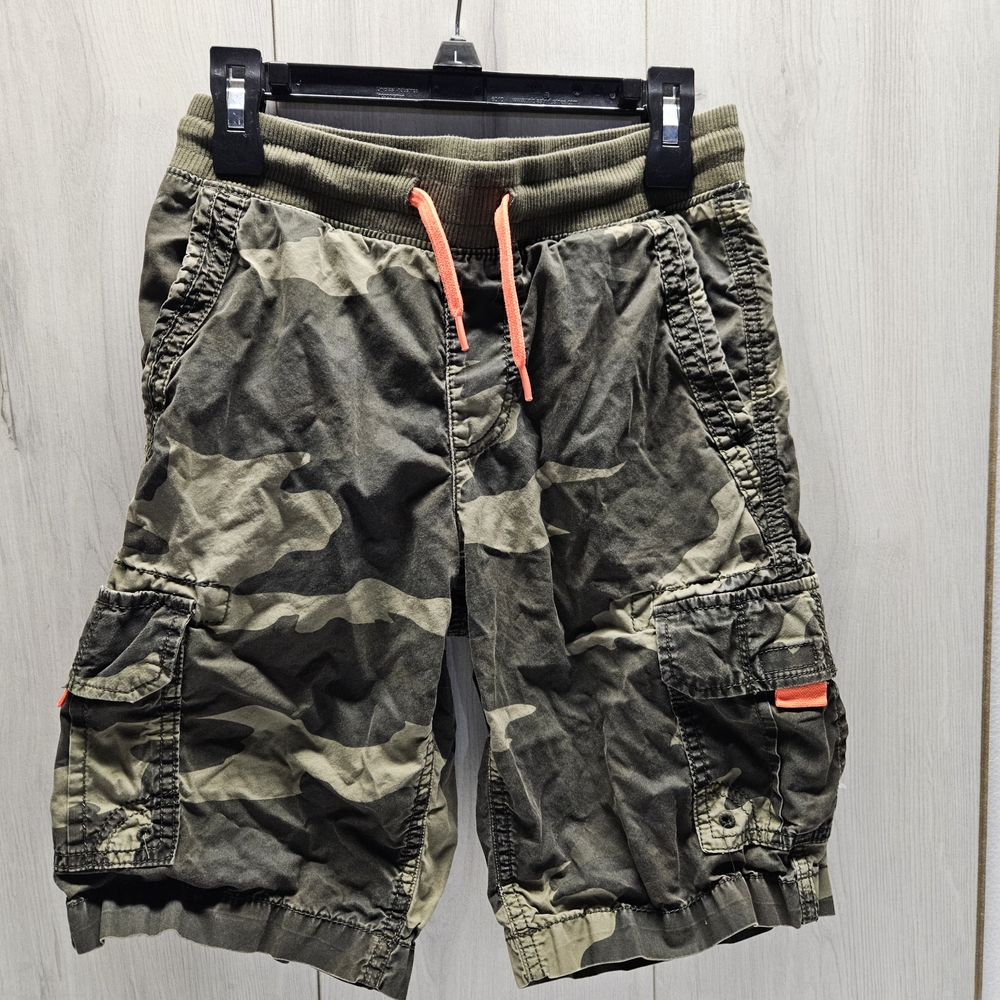 Youth MED 10/12 Urban Pipeline Camouflage Cargo Shorts with Orange String